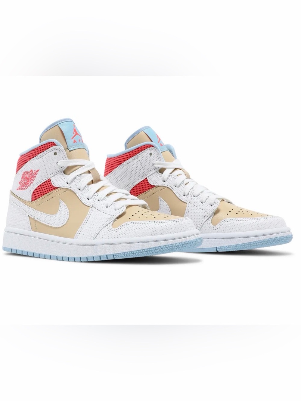 Air Jordan 1 Mid SE 'Sesame 2021” Womens Size 7 - #CZ0774 200